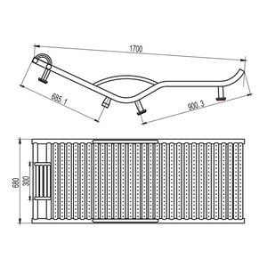 Chaise de massage pour <span class=keywords><strong>piscine</strong></span> et spa encastrée en acier inoxydable Fenlin modèle SF-03, prix de gros d'usine pour <span class=keywords><strong>piscine</strong></span> de luxe - Product Image 4