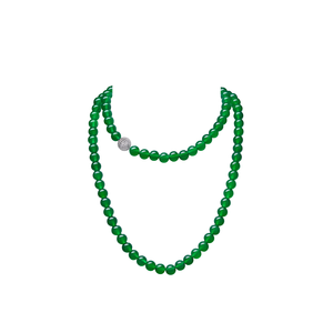 FYXL1218 Imitation Pearl Gold Plated Trendy Wedding Beaded <b>Long</b> <b>Necklace</b> - Product Image 1
