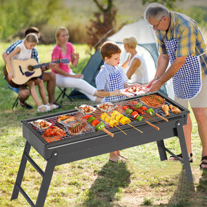 Accessoires de Camping : Barbecue Pliant Portable au <span class=keywords><strong>Charbon</strong></span>, Léger, pour Pique-niques, Jardin, Plage et Fêtes en Extérieur - Product Image 6