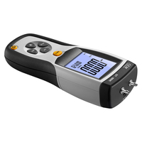 Manomètre à pression différentielle DT-8890 CEM Grand écran LCD double avec rétroéclairage Indication de batterie faible et mise hors tension automatique