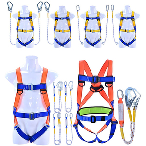 Harnais de sécurité anti-chute 5 points pour le corps entier, 3 m, ceinture anti-chute personnelle pour travaux de construction en altitude et d'escalade - Product Image 2