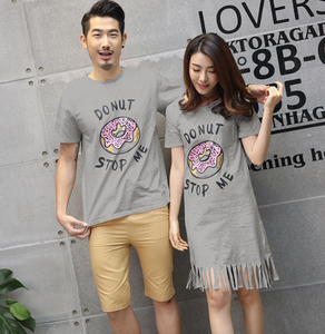 Patrón <span class=keywords><strong>de</strong></span> letras Ropa <span class=keywords><strong>de</strong></span> madre e <span class=keywords><strong>hija</strong></span> Venta al por mayor Conjuntos <span class=keywords><strong>de</strong></span> ropa familiar Mamá Bebé Camisetas <span class=keywords><strong>de</strong></span> algodón Trajes <span class=keywords><strong>a</strong></span> juego para la familia - Product Image 2