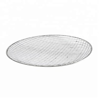 Grille de barbecue ronde en acier inoxydable