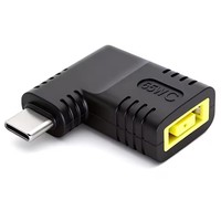 Convertidor PD de 65W Lenovo, Adaptador de Carga de Corriente de Cuadrado a Tipo C, Conector USB-C Macho a Entrada Cuadrada Hembra para Laptop