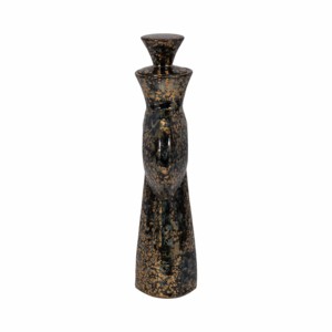 Vaso in Ceramica Scultoreo Rotondo, Vaso Decorativo per Fiori, Elemento d'Arredo Contemporaneo per Soggiorno - Product Image 4