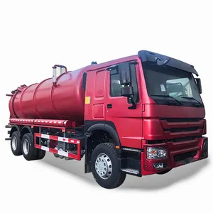 266HP 4x4 대형 트럭 10m3 하수 흡입 트럭 공장 가격