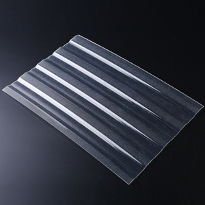 Panneau de toiture en polycarbonate transparent pour serre, gouttière de sécurité incendie, tuile de toiture en résine PVC - Product Image 2