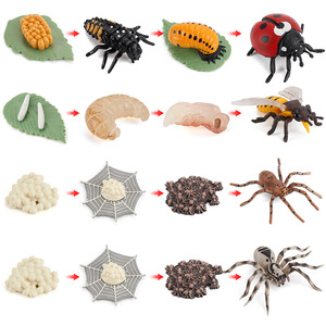 Simulazione del Ciclo di Crescita degli Animali in PVC, Giocattoli Educativi Montessori Fatti a Mano per Bambini: Pollo, Anatra, Oca, Farfalla, Tartaruga, Rana - Product Image 3