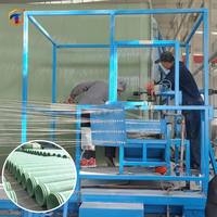 Équipement de production de tuyaux GRP/FRP, machines à enroulement de filaments de fibre de verre pour la fabrication de matériaux de construction