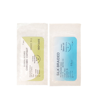 CETTIA KD911 Vet Fil de Suture Chirurgical en Soie Non Absorbable pour Animal Dentaire