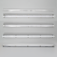 Luminaire LED Tri-Proof IP65 IK08 G13 étanche 9W-48W pour entrepôt, parking, atelier, testé en chute