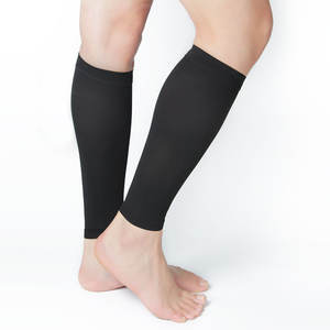 20-30mmHg Noir Polyamide Elatane Médical Gradué Compression Mollet Manches Chaussettes pour Varices - Product Image 6