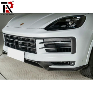 Lèvre avant en fibre de carbone sèche pour Porsche Cayenne 2024 2025 style <span class=keywords><strong>GT</strong></span> / Spoiler en carbone sèche véritable / Kit aérodynamique à montage direct - Product Image 5
