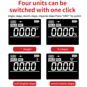 Noyafa Digitale Inclinometer Hoek Gradenboog Backlight Gratractor Ip54 Helling Meter Enkelzijdig Magnetisch Elektronisch Goniome - Product Image 6