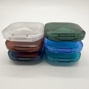 Caja de almacenamiento para retenedores dentales, caja para alineadores invisibles, caja para guardar alineadores, caja de almacenamiento dental semitransparente esmerilada - Product Image 4