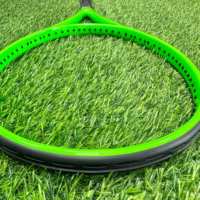 Raquettes de tennis professionnelles vert clair à haute élasticité, en carbone graphite, très vendues