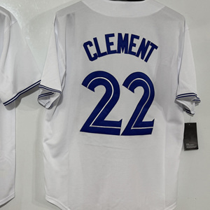 Maillot de baseball des Blue <span class=keywords><strong>Jays</strong></span> du Canada, personnalisé, brodé, 27 Guerrero Jr, 4 Springer, 11 <span class=keywords><strong>Bichette</strong></span>, respirant, manches courtes - Product Image 2