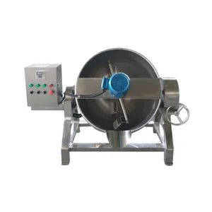 300L Industrial Electric Gas Tilting Jacketed Cooking Pan Kettle with Timer