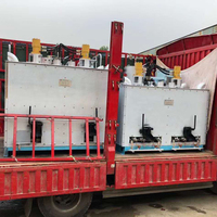 Préchauffeur thermoplastique SHOWWAY à double cuve entièrement hydraulique avec fonction de pétrissage automatique et moteur diesel, capacité 500 kg*2