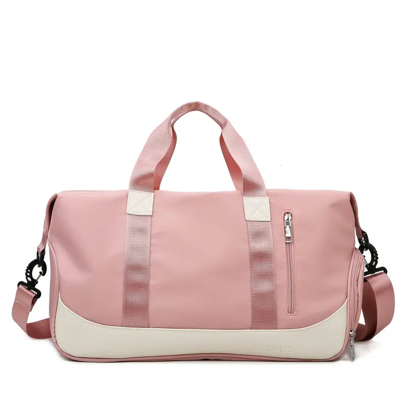 Factory Wholesale Fashion Zipper Women Shoulder Handbag Travel Tote Bag Sports Gym Bag Female Yoga Bag