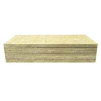 Panel de Lana de Roca para Pared Exterior, Certificado FM R16.8, Panel de Aislamiento de Lana Mineral No Combustible de 4 Pulgadas para Construcción