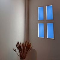 Plafonnier LED intelligent à lumière du soleil artificielle pour intérieur, faux puits de lumière Coelux, panneau lumineux ciel bleu nuageux, moderne, 2200K-10000K