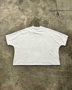 Clothing Manufacturers Custom Streetwear Cotton Acid Wash <b>Tshirt</b> Tees Printed Boxy Graphic T Shirt Men - Product Image 3
