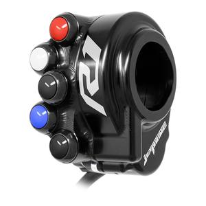 Copertura del comando dell'acceleratore con interruttore integrato nel manubrio per Yamaha YZF-R1 - Product Image 3