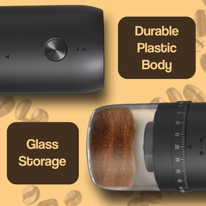 Portable Wireless Coffee Maker New Smart USB Drip Cafe Electric Bean Grinder Stainless Steel Externally Adjustable for Travel - Product Image 4