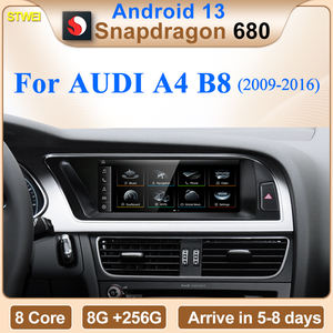 STWEI Qualcomm Snapdragon 680 8,8 pouces Android 13 pour Audi A4 A5 2009-2016 Lecteurs multimédias de voiture Vidéo GPS Navi Bluetooth - Product Image 2