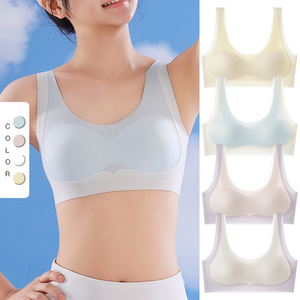 Alto Popular Cómodo Ligero Push up Señoras Sujetador Sujetadores inalámbricos Tallas grandes Cómodo Sujetador sin costuras para mujeres - Product Image 2