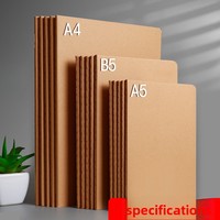 Cuaderno de Trabajo para Estudiantes B5, Cubierta Cosida de Cuero/Papel Kraft, 75g, 50-100 Páginas, Venta al Por Mayor