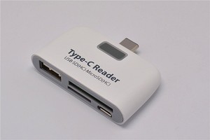 Bên ngoài SD TF Đầu Đọc Thẻ cho điện thoại di động và máy tính bảng với Type-C giao diện <span class=keywords><strong>2</strong></span> khe cắm OTG Adapter <span class=keywords><strong>USB</strong></span> Stick <span class=keywords><strong>Android</strong></span> tương thích - Product Image 5