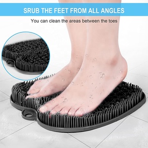 Toptan kaymaz duş ayak masajı derin ayak temizleme ve peeling silikon fırça ayakları rahatlatır ayak törpüleyici - Product Image 5