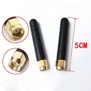 Hot Selling 5cm Length GSM 850/900/1800/1900MHz 2.4GHz Band 2.4G WiFi External Rubber Antenna