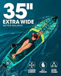 โรงงานผลิตโดยตรง ซัพ 450LBS แบบยืนพาย บอร์ด SUP แบบเป่าลมด้วยเทคโนโลยีดรอปสติทช์ พร้อมเทคโนโลยีการเชื่อมด้วยความร้อน - Product Image 5