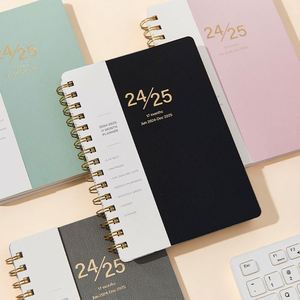 Promoción: Libretas Personalizadas al por Mayor, Agenda con Tapa Dura, Diario Espiral, Planificador A5, Diario, Semanal, Mensual, 80 Hojas - Product Image 3