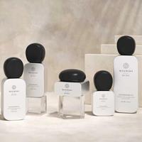 Ensemble de soins de la peau de luxe YIHUI Glass, emballage cosmétique, flacon carré plat, pot, tonique, lotion, essence, sérum, crème, bouchon à vis, logo personnalisé