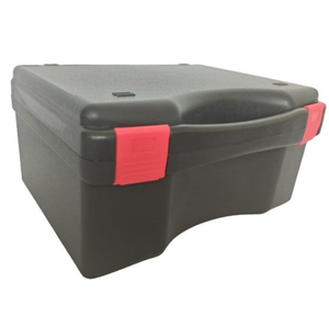 DF PP108 - Maletín de Plástico Pequeño de Alta Calidad de 10 L, Caja de Herramientas Rígida Negra con Espuma Personalizada - Product Image 1