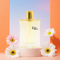 Parfum en spray rafraîchissant et stimulant de 100 ml, parfum boisé et citrique, dans des flacons en verre carrés avec des boîtes colorées personnalisables