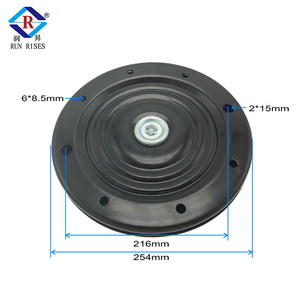 A28-1 <span class=keywords><strong>Table</strong></span> à manger <span class=keywords><strong>ronde</strong></span> moderne Offre Spéciale de 10 pouces <span class=keywords><strong>avec</strong></span> plaque pivotante Lazy Susan Turntable Chaise en acier noir pour salon - Product Image 1