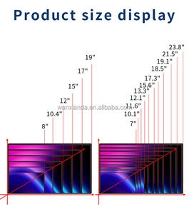 Industrieller Touchscreen-Monitor 7-19 "500 Nits Helligkeit PCAP <span class=keywords><strong>Touch</strong></span> IP65 Metall offener Rahmen für die Herstellung von HMI - Product Image 3