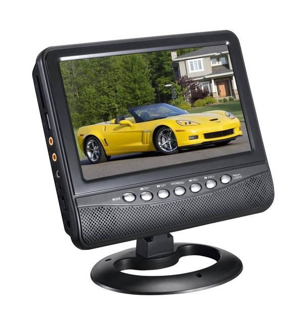 7.5 Inch ISDB-T Rechargeable Small Size Led Digital Portable Pocket Mini TV