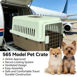 <span class=keywords><strong>Caisse</strong></span> <span class=keywords><strong>de</strong></span> <span class=keywords><strong>transport</strong></span> pour animaux <span class=keywords><strong>de</strong></span> compagnie en PP durable, conforme aux normes aériennes, avec ventilation sur 4 côtés, vente en gros - Product Image 1