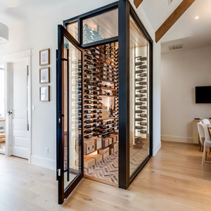 Viphonya Walk in Wine Rack Cabinet Refrigerator Custom Stainless Steel Racks Storage Cellar for Hotel Custom Wine Refrigerators - Product Image 4