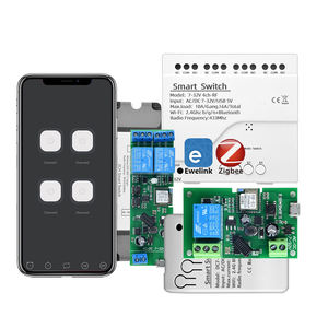 Módulo de Relé Inalámbrico Zigbee RF ZBEV-TDQ Ewelink, Interruptor de Contacto Seco Inteligente de 4 Canales para Automatización del Hogar, Compatible con Alexa y Google Home - Product Image 1
