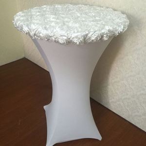 Multi-Color <b>Round</b> Cocktail <b>Table</b> <b>Cover</b> Stretch Nightclub and Hotel <b>Table</b> <b>Cover</b> for Promotional Party Supplies - Product Image 4