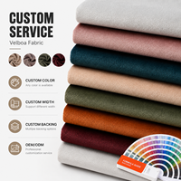 Tissu en velours à poils courts 100% polyester, doux et agréable pour la peau, tissu micro-velboa en peluche