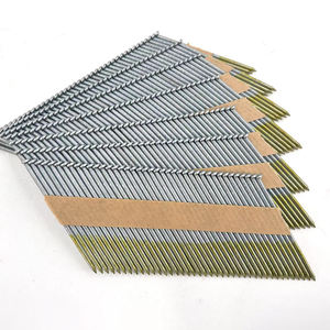Top Qualität Günstiger Preis 34 Grad verzinkt 2 Zoll glatter Schaft Papier beschichtete Streifen nägel für Nagel pistole - Product Image 1
