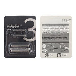 สำหรับหัวตัดเปลี่ยนสแตนเลสสำหรับ<span class=keywords><strong>เครื่อง</strong></span><span class=keywords><strong>โกน</strong></span><span class=keywords><strong>หนวด</strong></span> ES9013/ES9510/ES9087/ES9068/ES-ST2T/ES-LT41/ES-LT71-กันน้ำ - Product Image 1